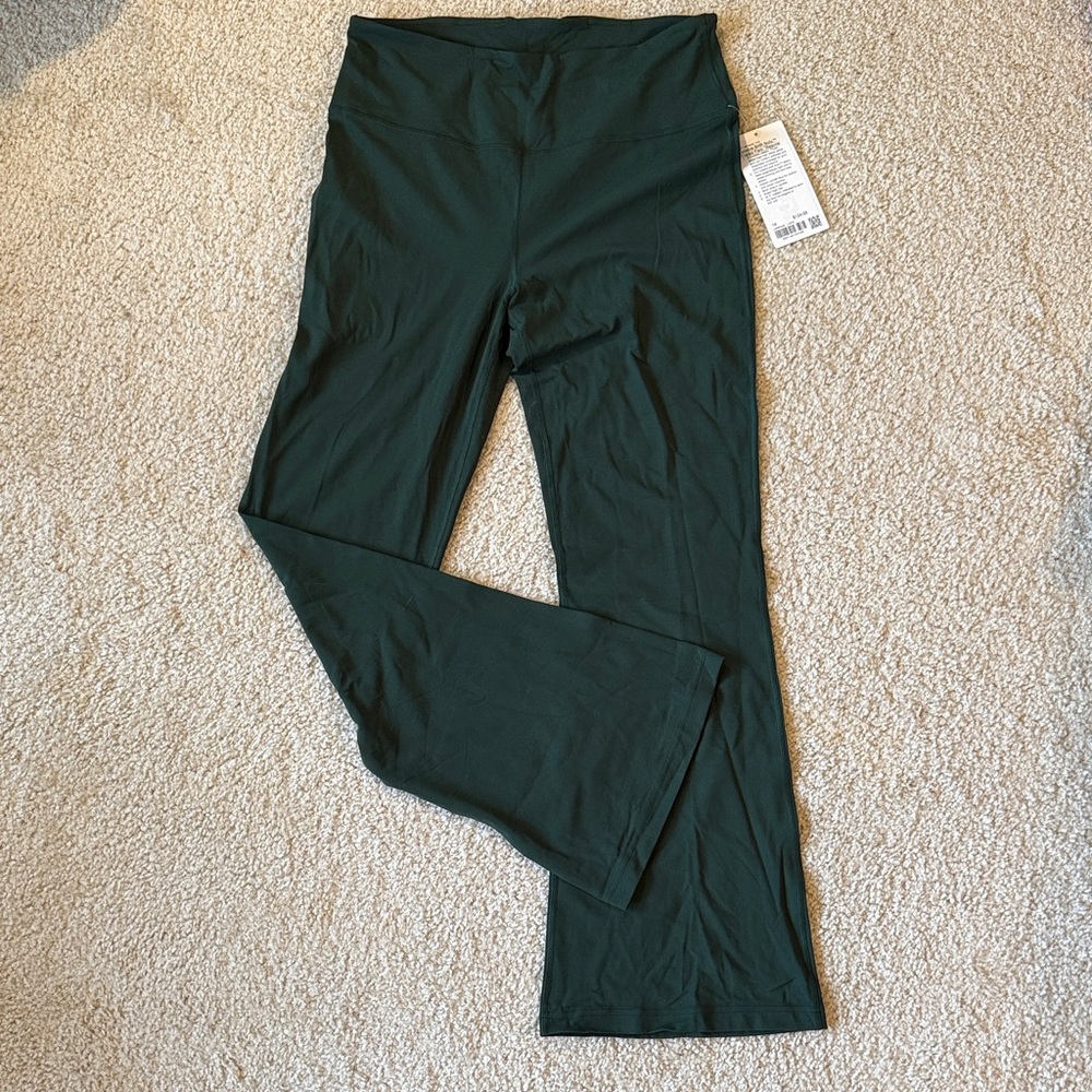 Dark Green Groove Nulu Flared Pant